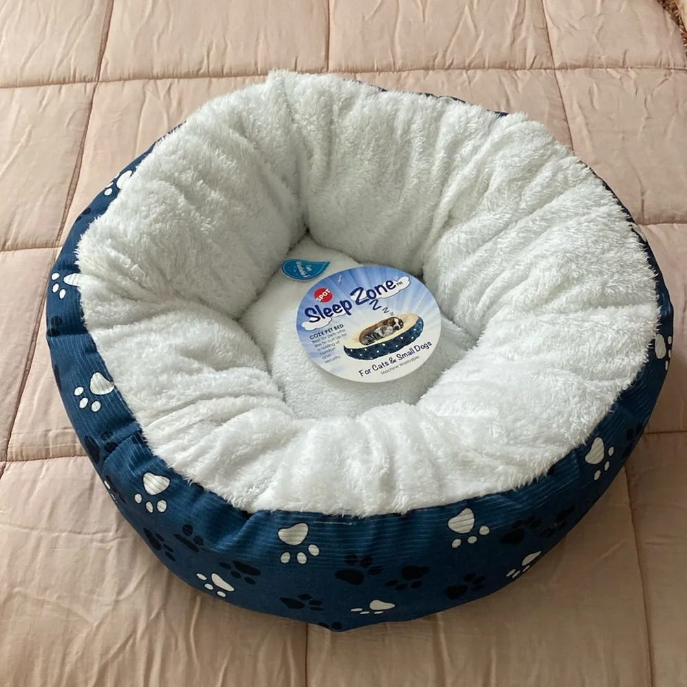 2/$28 or 1/$20 Spot Sleep Zone Cozy Pet Bed for Cats & Small Dogs 20” x 20” x 8”